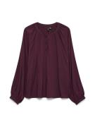 Vero Moda Blouse met lange mouwen VMBELLA LS PLACKET TOP WVN GA NOOS