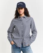 Gant Overhemdblouse REG POPLIN STRIPED SHIRT met een klein geborduurd ...