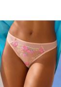Vivance String met edele, neonkleurige borduursel