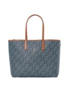 Tommy Hilfiger Draagtas TH MONOPLAY LEATHER TOTE , dames schoudertas, ...