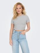 Only Shirt met korte mouwen ONLBETTY S/S O-NECK SHORT TOP CC JRS