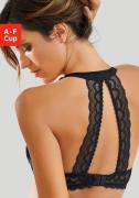Lascana Bh met halterbandjes met decoratieve kanten achterkant en comf...