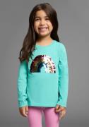 KIDSWORLD Shirt met lange mouwen Regenboog pailletten-applicatie Lange...