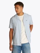 TOMMY JEANS Overhemd met korte mouwen TJM LINEN BLEND CAMP SS EXT