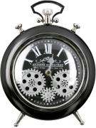 Casablanca by Gilde Staande klok Transmissie, zwart / zilverkleur Wekk...