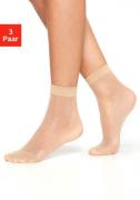 Lascana Fijne sokken transparant (3 paar)