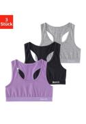 Bench. Bustier in sportieve look met racerback (set, 3-delig)