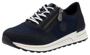 Rieker Sneakers vrijetijdsschoen, lage schoen, veterschoen in materiaa...