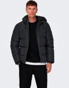 ONLY & SONS Gewatteerde jas ONSMARLON LIFE HOOD PUFFER JACKET OTW VD