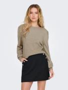 Only Trui met ronde hals ONLKATIA LS STRUCTURE PUFF O-NECK CC KNT