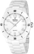 Festina Keramisch horloge Ceramic Quartzhorloge, polshorloge, dameshor...