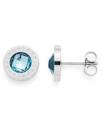 LEONARDO Oorstekers 015785, lichtblauw matrix