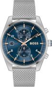 Boss Chronograaf SKYTRAVELLER Quartzhorloge, horloge, herrenuur, leren...