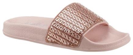 Skechers Slippers POP UPS NEW SPARK zomerschoen, slippers met glinster...