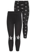 KIDSWORLD Legging 2-pack leggings, met sterrenprint (set, 2-delig)