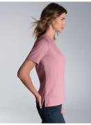 Trigema T-shirt TRIGEMA T-shirt DELUXE katoen met kristallen (1-delig)