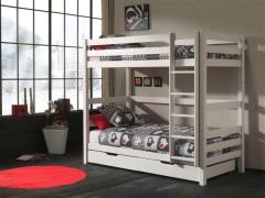 Vipack Stapelbed Pino, incl. lattenbodem, ladder en valbeveiliging