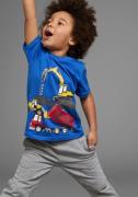 KIDSWORLD T-shirt Met coole BOUWMACHINE-print Korte mouwen, basic pasv...