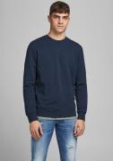 Jack & Jones Sweatshirt JJEBASIC met flaglabel en zachte katoenmix
