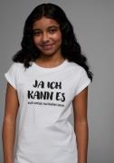 KIDSWORLD T-shirt Ja ik kan het ... Korte mouwen, comfortabele pasvorm...