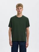 SELECTED HOMME Shirt met ronde hals SLHASPEN SS O-NECK TEE NOOS