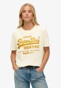 Superdry Shirt met print EMBELLISHED VL RELAXED TEE