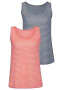 Vivance Top In streepoptiek van luchtige jacquard brei (Set van 2)