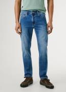 Pepe Jeans Tapered jeans STANLEY Decoratieve stiksels op de achterzakk...