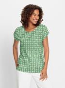 Casual Looks Shirt met print (1-delig)
