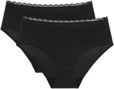 Triumph Midislip Feel Of Cotton zacht en zonder zijnaad (Set van 2)