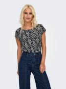 Only Shirtblouse ONLVIC S/S AOP TOP NOOS PTM