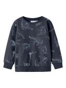Name It Sweatshirt NMMVARON voor jongens met alloverprint en ribboorde...