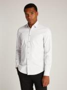Calvin Klein Businessoverhemd POPLIN STRETCH SLIM SHIRT met kent-kraag...