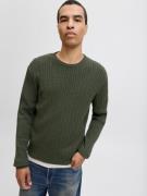 Jack & Jones Gebreide trui JJEEMIL KNIT CABLE CREW NECK NOOS