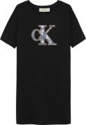 Calvin Klein Shirtjurk TEE SHIRT DRESS LOGO PLACEMENT