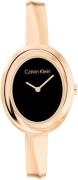 Calvin Klein Kwartshorloge TWISTED BEZEL BANGLE Horloge, dameshorloge,...
