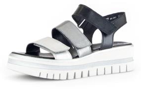 Gabor Sleehaksandaaltjes , zomerschoen, sandaal, sleehak, met drie kli...