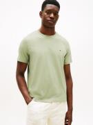 Tommy Hilfiger T-shirt ESSENTIAL REG FIT SOLID TEE met borduursel en r...