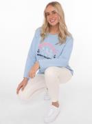 Zwillingsherz Sweatshirt Zee geluk met speelse ankerdetail