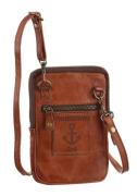 HARBOUR 2nd Minibag BENITA van stevig leer met kenmerkende merk-anker-...