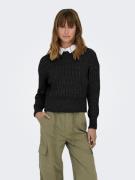 Only Trui met ronde hals ONLAGNES LS RIB HIGHNECK CC KNT