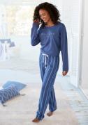 Vivance Dreams Pyjama met frontprint (2-delig, 1 stuk)