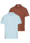 Man's World Poloshirt in geweldige kleurencombinaties (2 stuks)