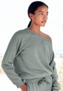 Lascana Sweatshirt Loungeshirt van biologische katoen, loungewear