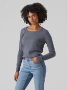 Vero Moda Trui met ronde hals VMCARE STRUCTURE LS O-NECK BLOU NOOS