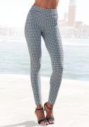 Lascana Legging met ingestrikt kleurrijk ontwerp