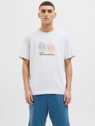 Jack & Jones Shirt met print JCOCALMA TEE SS CREW NECK FST