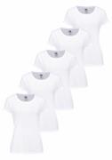 Fruit of the Loom Shirt met ronde hals original t. lady-fit in set van...