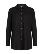 FREEQUENT Overhemdblouse FQLAVA-SH-SIMPLE van linnenmix, met borstzak