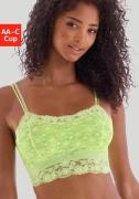 Vivance Bralette-bh van bloemige kant in lichte lange vorm, sexy linge...